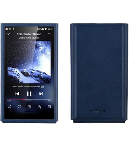 MITER Case for FiiO JM21, Handmade Artificial PU Leather Cover for