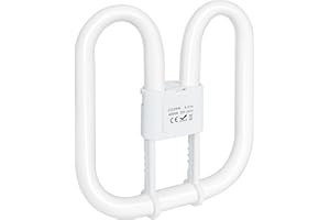 LIUYIFE GR10Q 4-PIN 28W Compact Fluorescent Lamp Neutral White 4000K, 230V(Large Size 20 * 20cm), Recessed Ceiling Light, CFL Light Bulb, Low Energy Light Bulb, Suitable for Indoor Stair Corridors, Halls