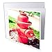 Produktbild 3dRose Gc_52000_2 Grußkarten, Motiv"A Vibrant Red Fire Hydrant on Some Rocks vor einem grünen, üppigen Rasen in Süd-Utah", 15,2 x 15,2 cm, 12 Stück