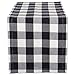 Produktbild Homcomodar Black White Checkered Buffalo Tischläufer für Dinner-Party-Events Dekor 30×180cm
