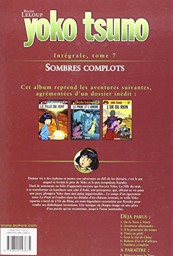 Book's Cover of Yoko Tsuno - L'intégrale - tome 7 - Sombres complots