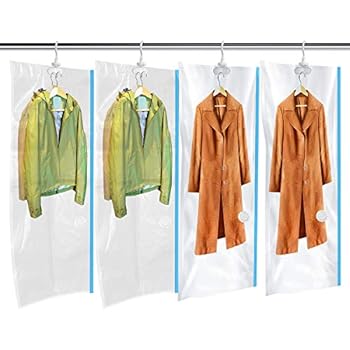 MRS BAG Hängend Vakuum Aufbewahrungsbeutel mit Kleiderhaken - 4