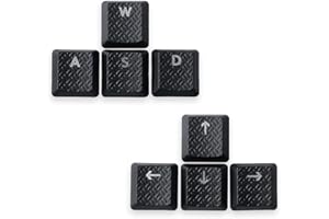 HUIYUN Texture Taktilität Hintergrundbeleuchtete Tastenkappen WASD↑↓←→ Tasten Ersatz für Logitech G813/G815/G913/G915 RGB Mechanische Gaming-Tastatur