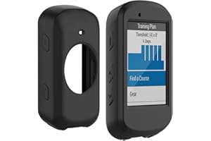 Moorovgi Funda Compatible con Garmin Edge 530,Funda Protectora de Silicona - Accesorio GPS para Bicicleta (Negro)