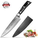 damastmesser schleifen stuttgart 【HOCHWERTIGER DAMASTSTAHL】Japanese High Carbon Edelstahl-67-Layer Damastmesser ist von Aus-10V Super Stahl bei 62 + Rockwell Härte genau geschmiedet, um seine Verschleißfestigkeit, Haltbarkeit, Rost-und Fleck Resistenz usw zu verstärken