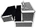 Large Black Sequins Professional Aluminium Beauty Cosmetic Box Make Up Case