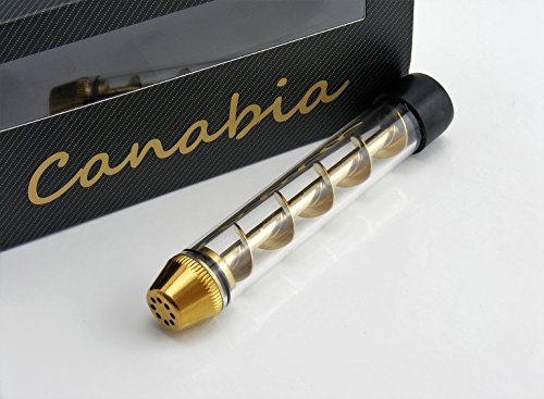 Canabia Twister Glas Blunt – Starter Set – Vaporizer Cannabis Pur Pfeife – Haschisch Pfeife – perfekt für Unterwegs – Kräuter und Tabak Pfeife – Twisty Glass Blunt - 3