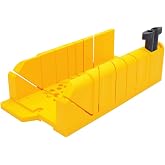 STANLEY Miter Box with Sergeant, Multi Angle Guides, 1-20-112 | Cam clamping system, non-slip feet, can be attached to a work