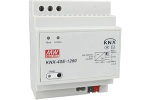MEAN WELL MeanWell KNX-40E-1280 Alimentatore KNX Konnex 30V 1280 mA 38,4W Per Guida DIN Binario