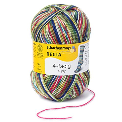 Regia 9801269-09386 Handstrickgarn, Wolle, tropical