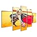 Produktbild islandburner Bild Bilder auf Leinwand Corrida Matador Fighting in Einem typischen spanischen Stierkampf Wandbild, Poster, Leinwandbild HVS-MFP