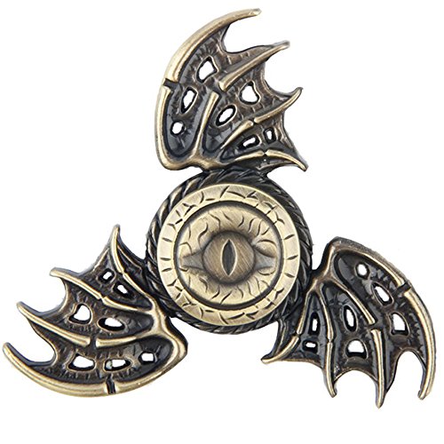 Finger Hand Spinner Alloy Fidget Focus Toy With Smooth Surface Finish And Fast Spinning, EDC Spinner Kids Adult Stress Reducer For Fear Relief, ADD, ADHD And Finger Training