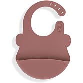 BABYJEM 901 Silicone Bib Mocha