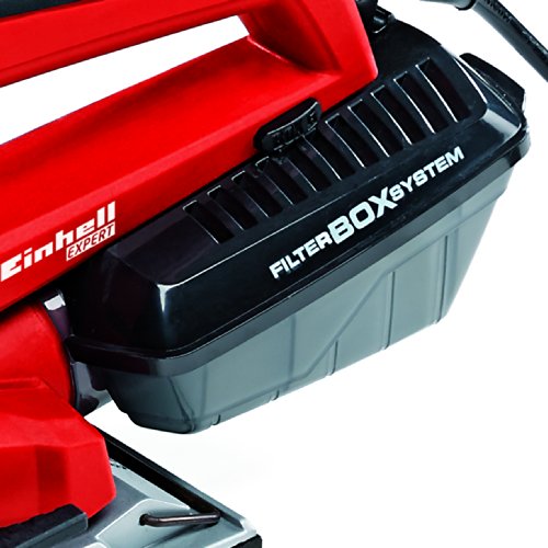 Einhell Schwingschleifer TE-OS 2520 E (250 W, 115×230 mm, Drehzahlanpassung, Absaugadapter, Klett-Schleifpapier P120, Koffer) - 4