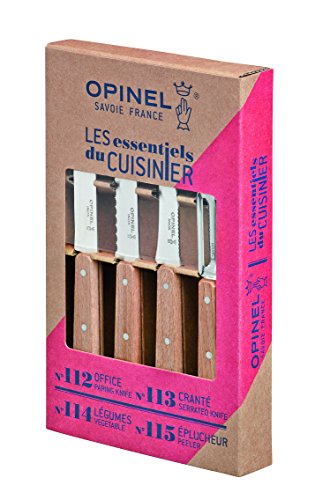 Opinel 254152 Küchenmesser-Set, 4-teilig