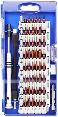 Screwdriver Set, Ankier 60 in 1 Magnetic Electronics Repair Tool Kits for iPhone, iPad Tablets, MacBook, PC, Cameras, Smartphones, Watches, Glasses with Case (Blue)