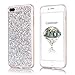 Produktbild Coque iPhone 7 Plus , Glitter Liquide TPU Etui Coque pour iPhone 7 Plus ,CaseLover La Couleur Pure Motif Mode Etui Coque Bling Bling Paillettes Sable TPU Slim pour Apple iPhone 7 Plus (5.5 pouces) Mode Flexible Souple Soft Case Couverture Housse Protection Anti Rayures Mince Transparent Silicone Strass Cristal Cover - Argent