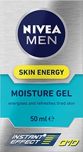Nivea For Men Skin Energy Gesichtspflege Gel Q10, 1er Pack (1 x 50 ml)