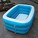 Produktbild Godlikematealliance Watersports Haushaltskinder 1.5m DREI Schichten Blauer und weißer rechteckiger aufblasbarer Swimmingpool, Größe: 150 * 110 * 50cm