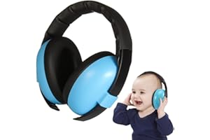 FONCBIEN Orejeras para niños, Cascos antiruido niños Auriculares aislantes ruido Protector orejas bebe Cascos Bebe Antiruido con Cancelación de sonido para bebés