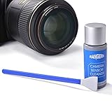 ★15ml Solución Limpiadora★: La fórmula 100% libre de tóxicos y alcohol asegura que sus poderosa capacidad de limpieza no dañe ni productos electrónicos, sensores, lentes recubiertas, filtros ni gafas.