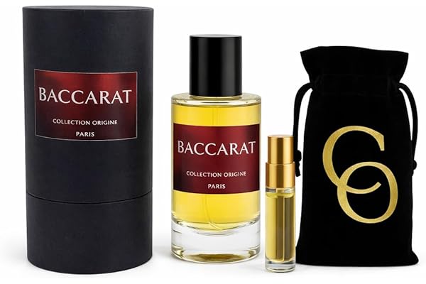 Baccarat Collection Originale – Parfum Unisexe 50ml – Safran, Jasmin, Amberwood & Ambroxan – Fragrance Orientale Élégante – Longue Tenue - Parfum luxe - Sillage exceptionnel longue durée