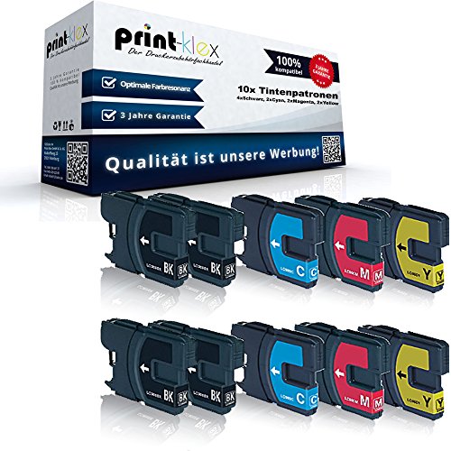 10x XL Tintenpatronen Sparset - 4x Black, 2x Cyan, 2x Magenta, 2x Yellow