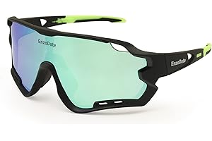 EnzoDate Ciclismo Polarized Occhiali con 3 lenti per Montagna Bicicletta ATV All'aperto Gli sport Occhiali da sole MTB Occhiali
