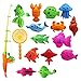 Produktbild Homyl Kinder Baby Badespaß Spiel - Magnet Fisch Angeln Spielzeug Badespielzeug Wasserspielzeug - 15 Stück