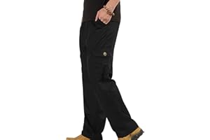 PEUIGNAO Pantalones Cargo Hombre Mens Cargo Pants Pantalón Trabajo Hombre Pantalon Trekking Tactico Hombre Bombachos Pantalones Elasticos Jogger Largos Multibolsillos Hombre Cargos Talla Grande Casual Holgados