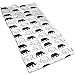 Produktbild Louan towels Schwarz-weißes Nashorn-Mikrofaser-Haar-Tuch, einzigartiges Designer-entworfenes gedrucktes Tuch, schnelles trockenes Tuch, Sport-Tuch