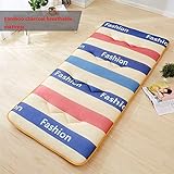 LNDDP Matelas Respirant d'été Non-Glissant, dortoir à la Maison de Chambre à Coucher Pliable portatif de Plancher de futon de Tatami - f 90x190cm (35x75inch)