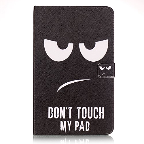 Romtronic Cute Colorful Flip Tasche PU Leder Abdeckung Stand Schutzhülle für Samsung Galaxy Tab A6 10.1 Pouces SM-T580 / SM-T585 + 1 x Schwarz Styluss (Design 15) - 2