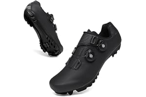 CLOFAB Chaussures de cyclisme SPD SPD-SL pour homme et femme - Compatible avec Delta/KEO Peloton - Pour intérieur et extérieur