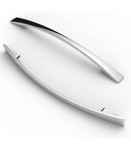 Maniglia Per Mobili In Acciaio Häfele, Dimensione 168 X 35 Mm Interasse 128 Mm Cromato Opaco - Foto 4