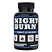 Produktbild NIGHT BURN Fatburner für die Nacht, Abnehmen + Appetitzügler + Schlafsupport, für Diät im Schlaf, die Nummer 1 Rezeptur aus den USA, Made in Germany nach ISO und HACCP, 60 Kapseln