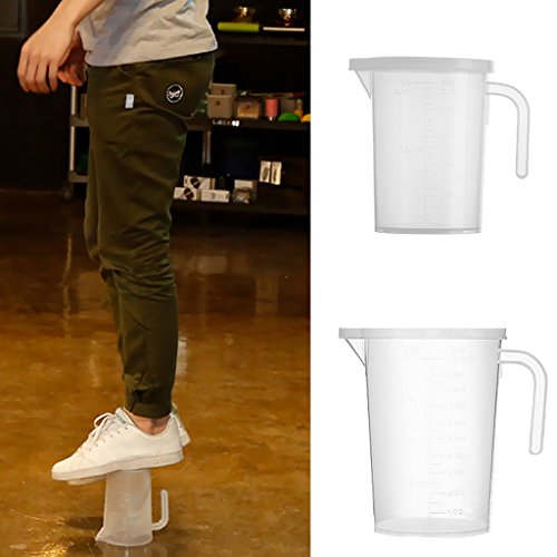 MagiDeal Transparente Küche Flüssigskala Messbecher Messbehälter – Klar, 500ml - 9