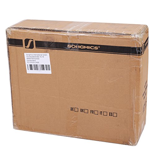 Songmics LPC10H 10 Ebenen Schuhschrank Schuhablage Schuhregal Schuhständer Regalsystem, Plastik, schwarz, 180.0 x 50.0 x 37.0 cm - 9