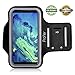 Produktbild iPhone X Armband, Profer Neopren Fit Sportarmband Gürtel Armbänder mit verstellbarer Riemen für iPhone X (Armband-schwarz)