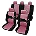 Produktbild CDGEPink08 DAIHATSU Applaus, Charade, Charmant, Cuore, Gran Move, Move, Trevis, Wildcat Schonbezug Pink schwarz Sitzbezüge Schonbezüge Sitzbezug Autoschonbezug Autositzbezug KFZ Auto