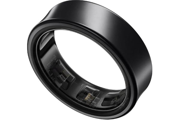 Galaxy Ring smart ring, Titan svart, storlek 15