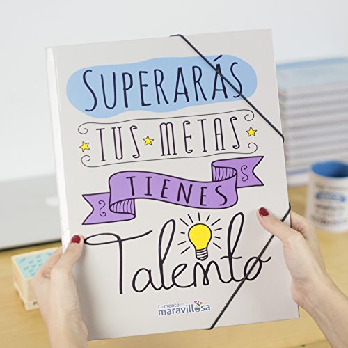 La Mente es Maravillosa Carpeta clasificadora Superar s tus metas tienes talento Tapa gruesa con gomas Clasificador con separadores Regalo original perfecto para un amigo o amiga Perfecto para guardar las ideas pensamientos tareas o infomaci n que te importa Dise o con dibujo frase y motivaci n Talento reviews La Mente es Maravillosa Carpeta clasificadora Superar s tus metas tienes talento Tapa gruesa con gomas Clasificador con separadores Regalo original perfecto para un amigo o amiga Perfecto para guardar las ideas pensamientos tareas o infomaci n que te importa Dise o con dibujo frase y motivaci n Talento