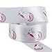 Produktbild laribbons Printed Satin Ribbon, Love Einhorn grau