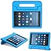 Produktbild MoKo Hülle für All-New Amazon Fire HD 8 Tablet (7th & 8th Generation - 2017 & 2018 Modell) - Superleicht Eva Kids Shock Proof Cover Stoßfest Kindgerechte Schutzhülle, Blau