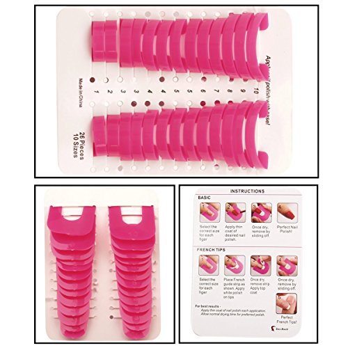 Ckeyin ® 2*26 Pcs Spill-proof Nail Gel Model Clip Overflow Prevention DIY Tool