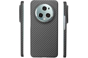 GIMENOHIG custodia per honor magic 5 pro, materiale in fibra di carbonio aramidica ultra sottile e leggera