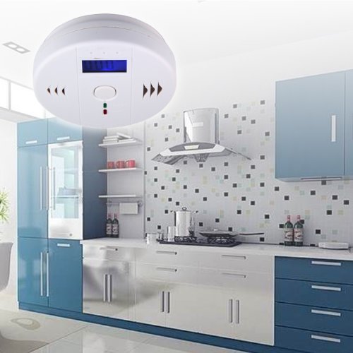 Generic Co Melder,Neu Kohlenmonoxid CO Alarm Melder Carbon Monoxide Detector Kohlenmonoxid Melder mit AA Batterie – LCD DISPLAY - 2