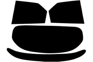 PSSC WINDOW FILM PSSC Pre Cut Rear Car Window Films for Honda Civic 4 Door 2005 to 2016 05% Very Dark Limo Tint