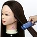 Neverland Beauty 26" Long Smooth 100% Synthetic Medium Brown Hair Hairdressing Equipment Styling Head Doll Mannequin Training Head Tools Braiding Cutting Student Practice Model with Clamp #4 UK Stock