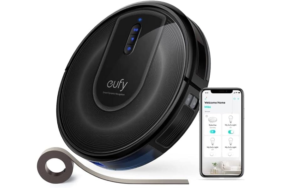 eufy von Anker, RoboVac G30 Verge, Roboterstaubsauger mit Smart Dynamic Navigation 2.0, 2000 Pa Star